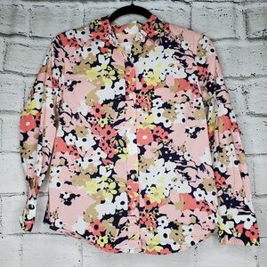 1901 nordstrom print button up print floral shirt